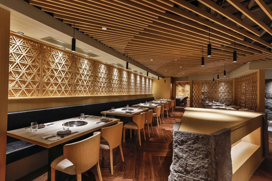 Interiors at Wagyu Vanne by Gosango