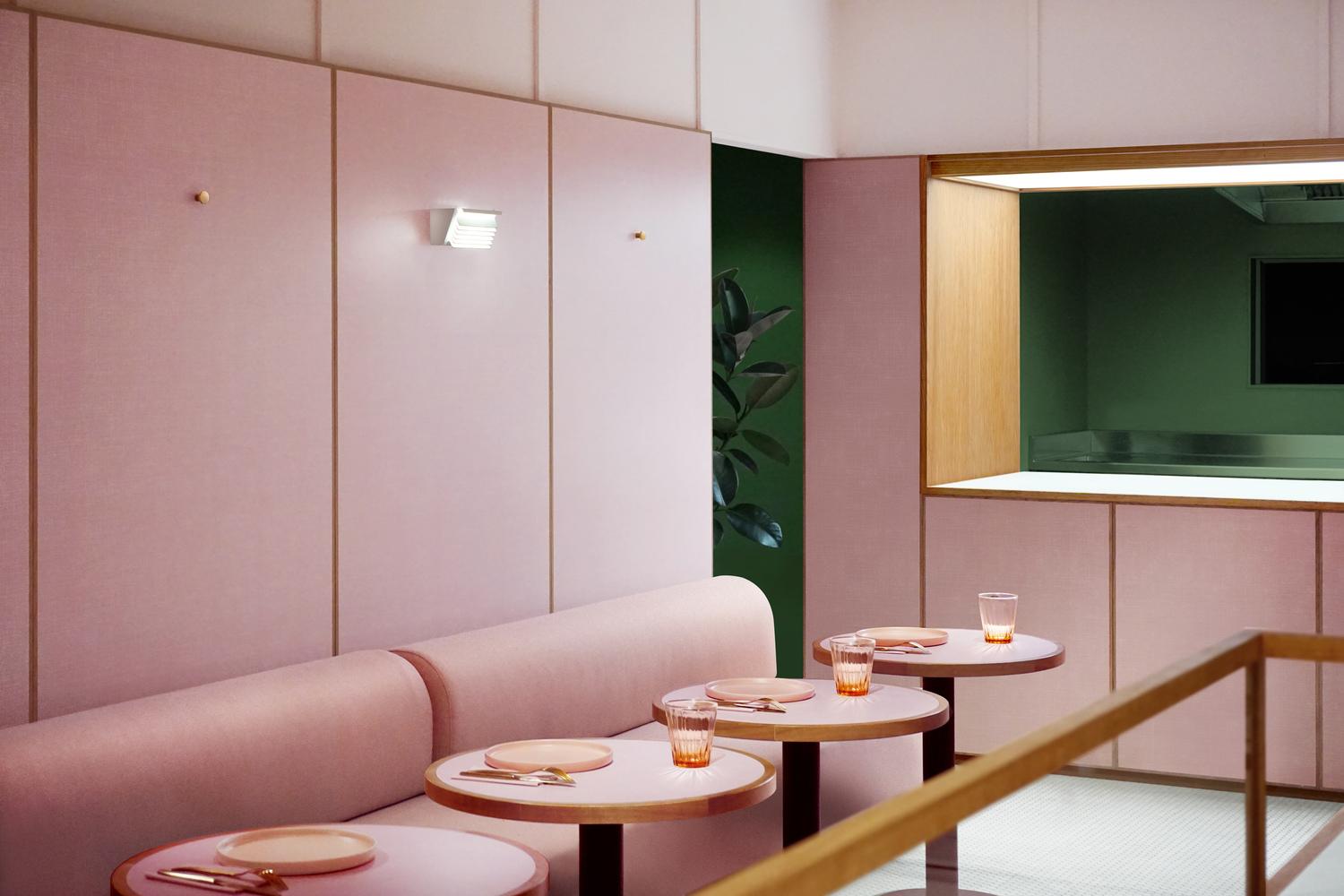 【倫敦必去粉色新餐廳】沿用電影建築風格 重塑50年代英國流行文化