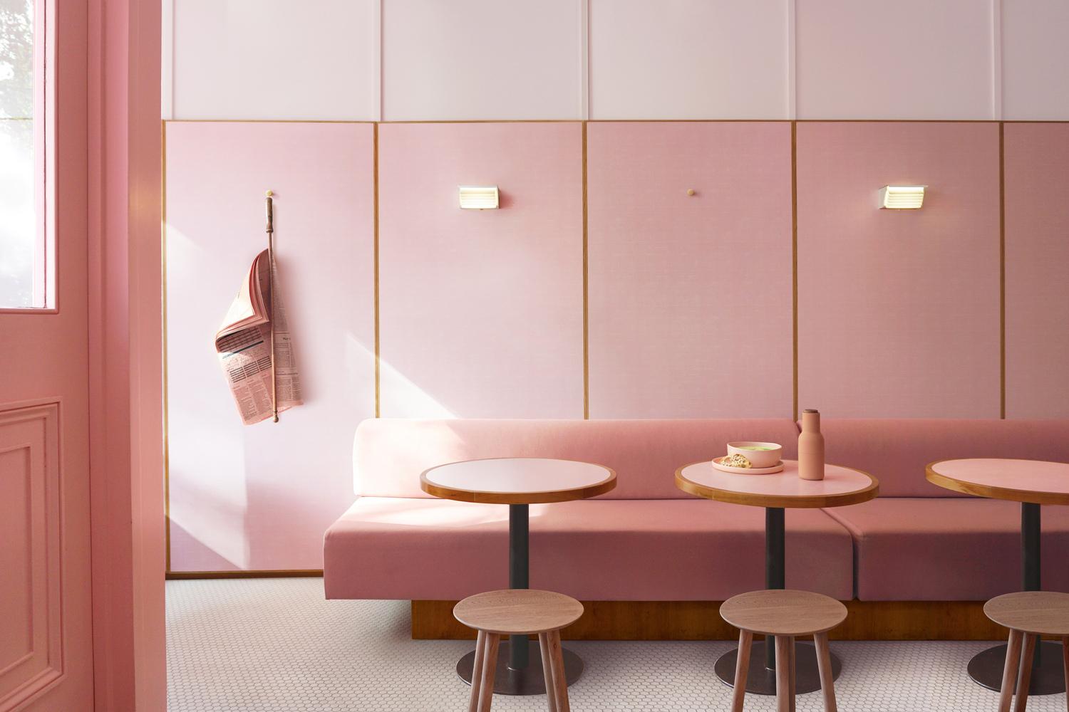 【倫敦必去粉色新餐廳】沿用電影建築風格 重塑50年代英國流行文化