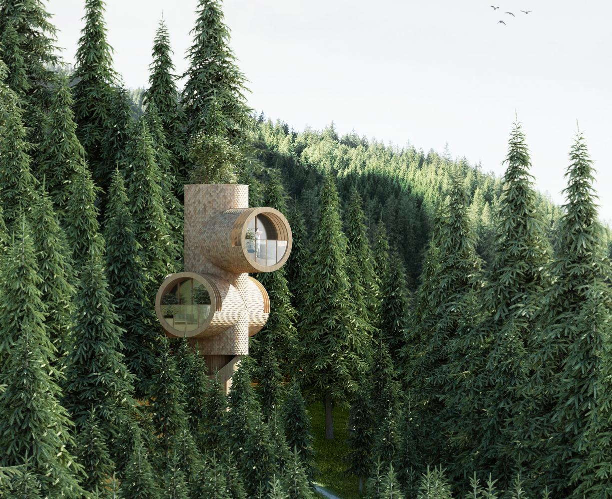 【透過小孩視角體驗建築】迷你樹屋融入自然生活