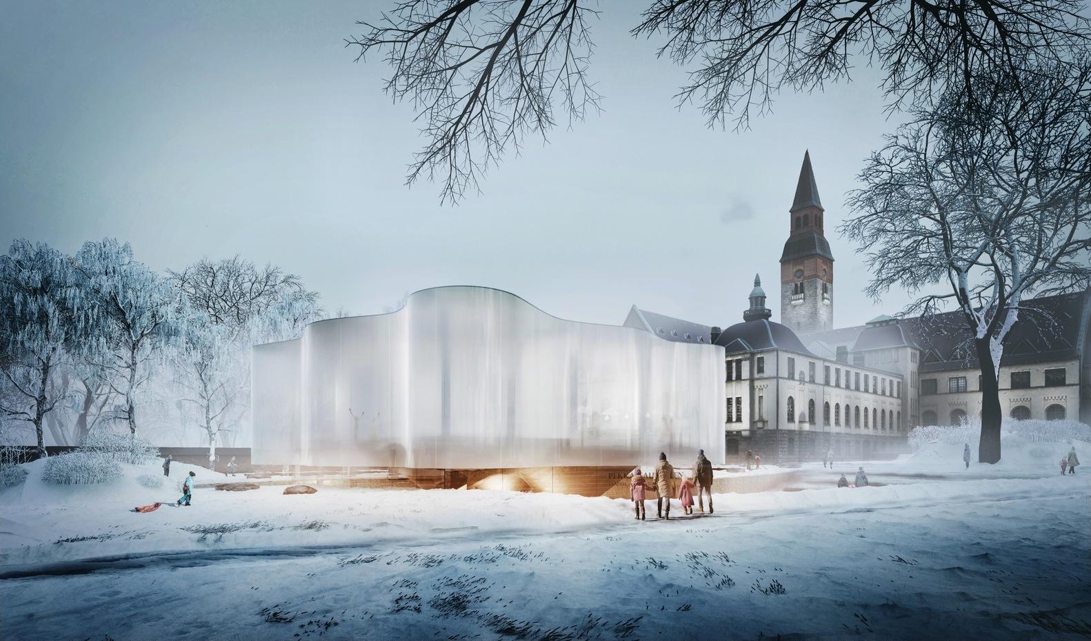 【芬蘭國家博物館建築競賽】懸浮白雲新翼設計 靈感來自芬蘭天然地貌