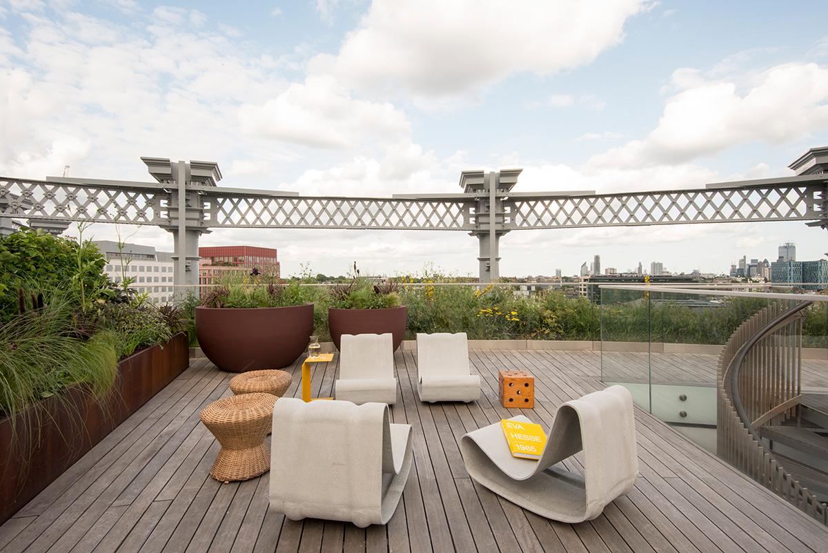 The roof terrace. (Photo: Jason Oddy)