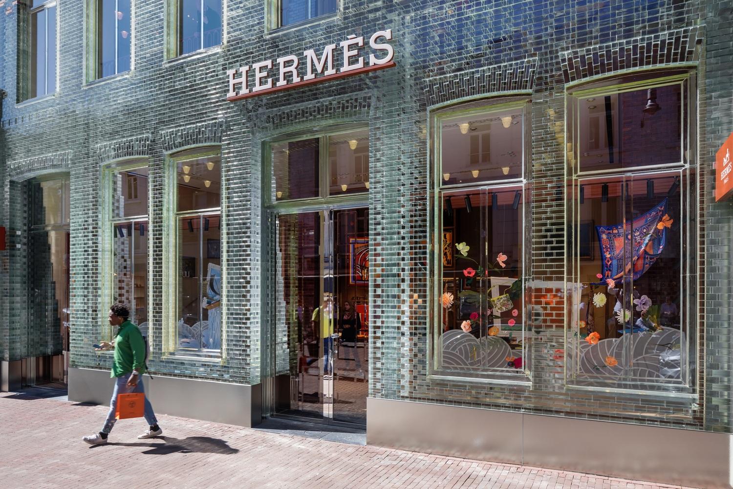 Ethereal Glass Facade Meets Historic Influences in Hermès’s New Amsterdam Store