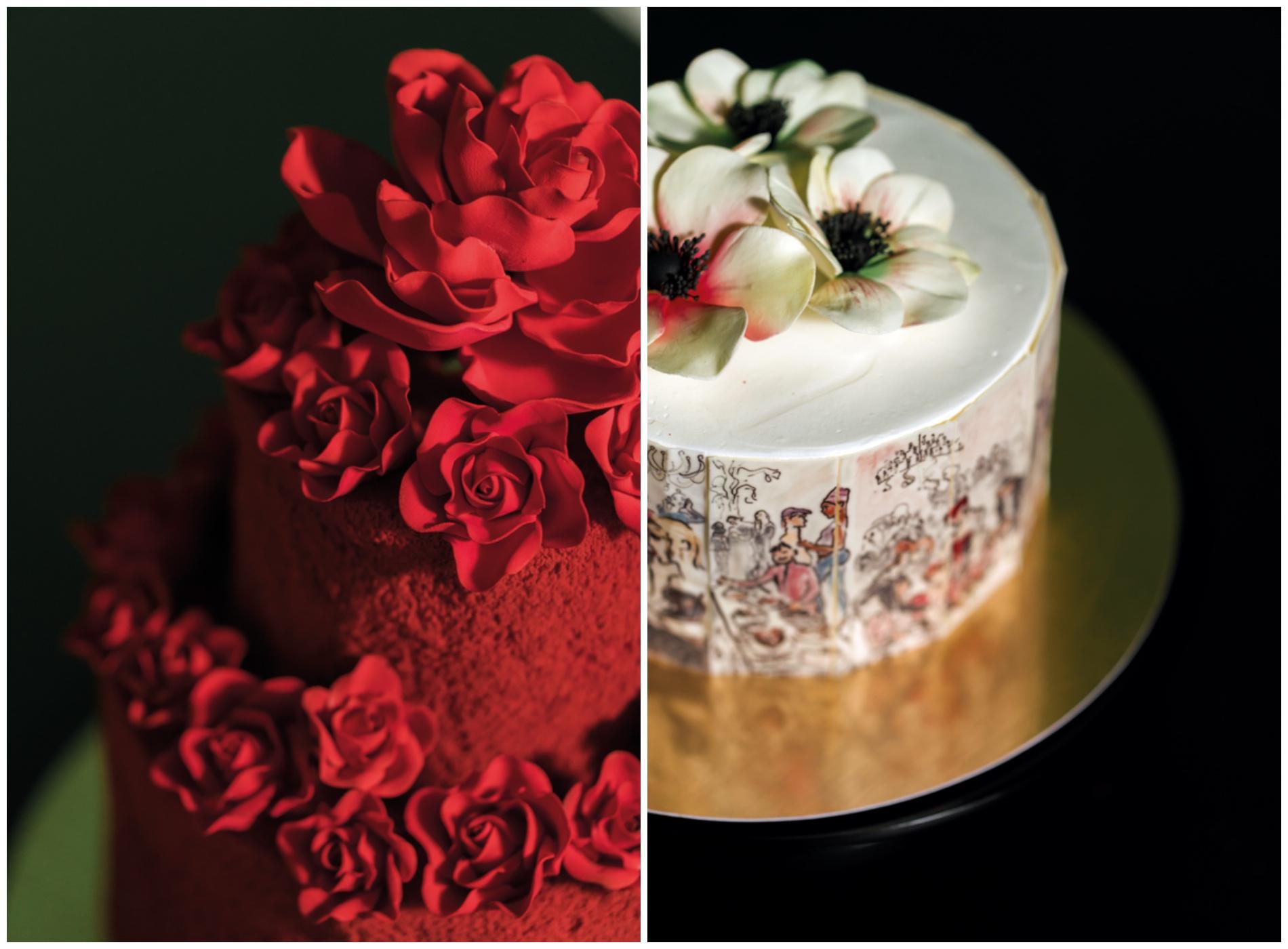 Each of Sevva’s bespoke cakes are scrumptiously moist and artfully decadent