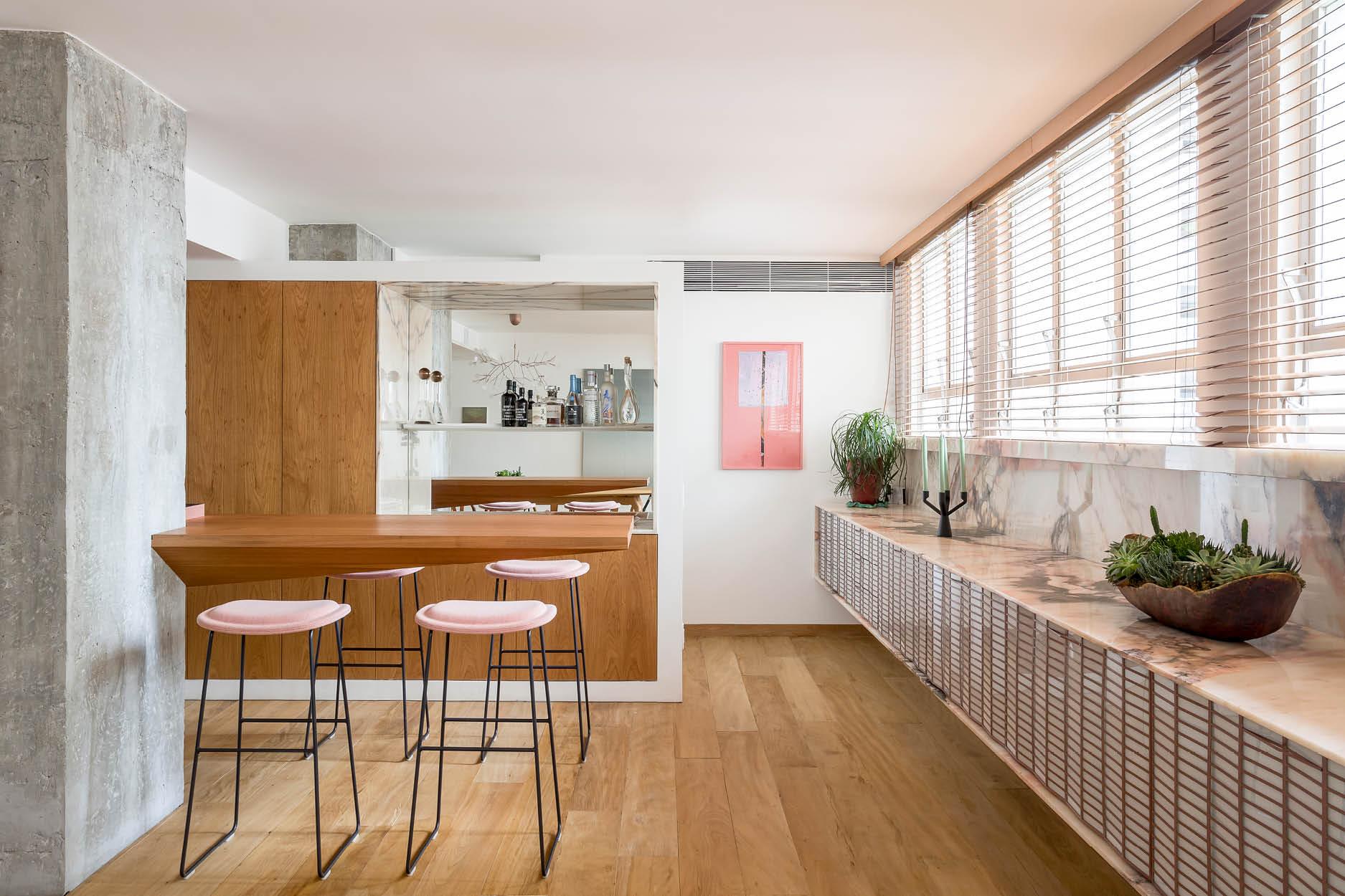 A Marble Chopping Board and Haute Couture Meet in this São Paulo Home