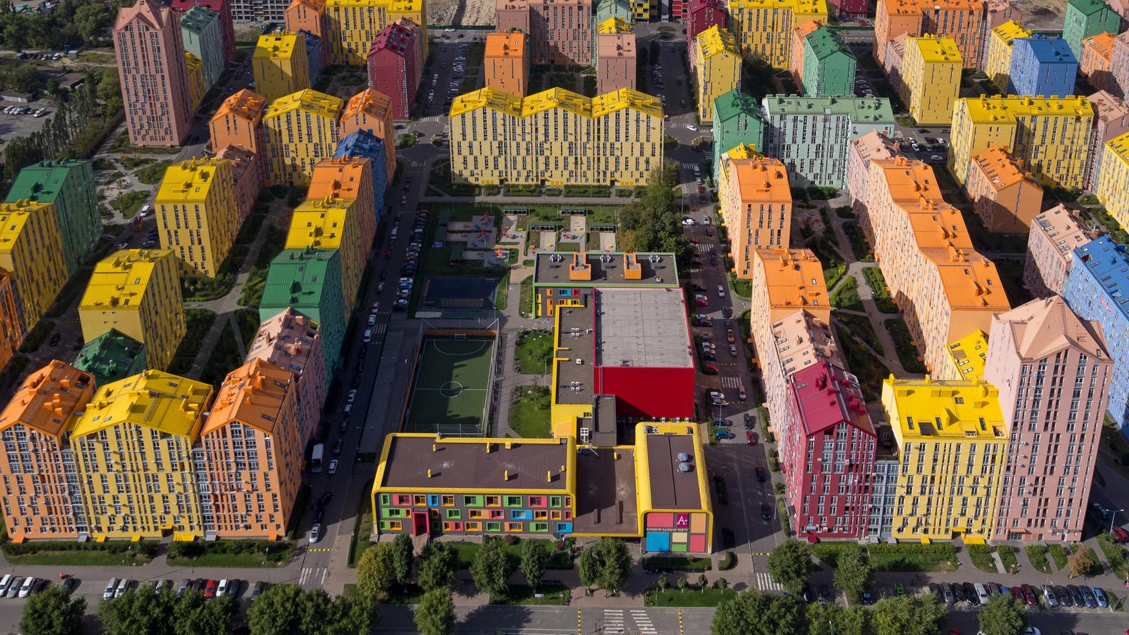 【烏克蘭首個區塊開發住宅區】前工業區大變身 成新一代舒適住宅的標準