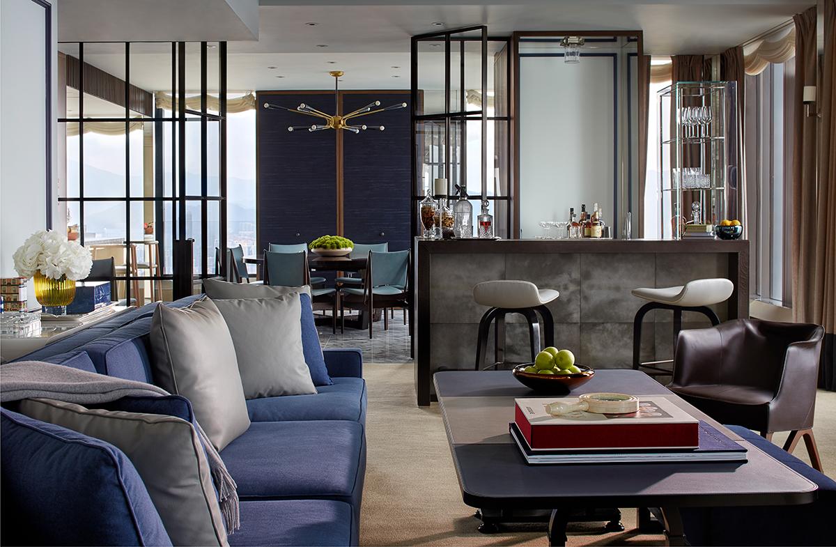 One of the penthouses at Rosewood Residences. (Photo: Courtesy of Rosewood Hong Kong)