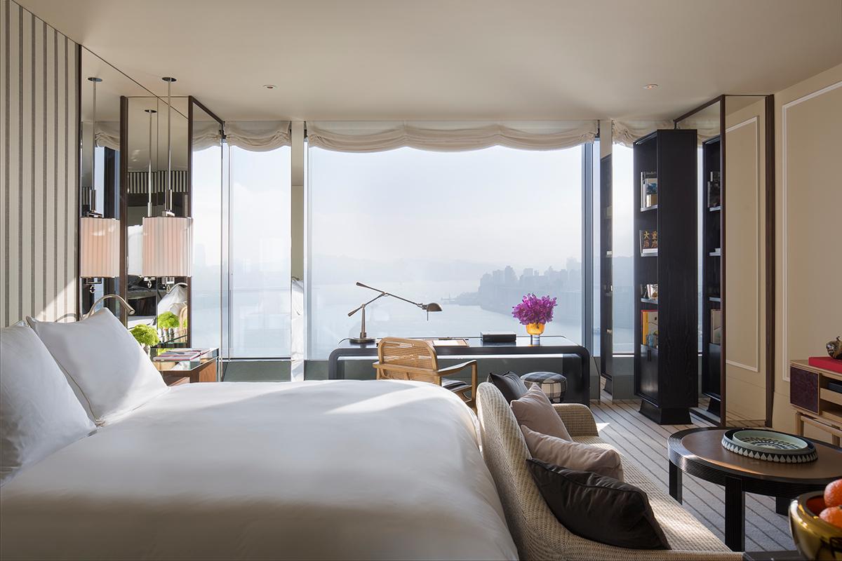 The studio bedroom. (Photo: Courtesy of Rosewood Hong Kong)