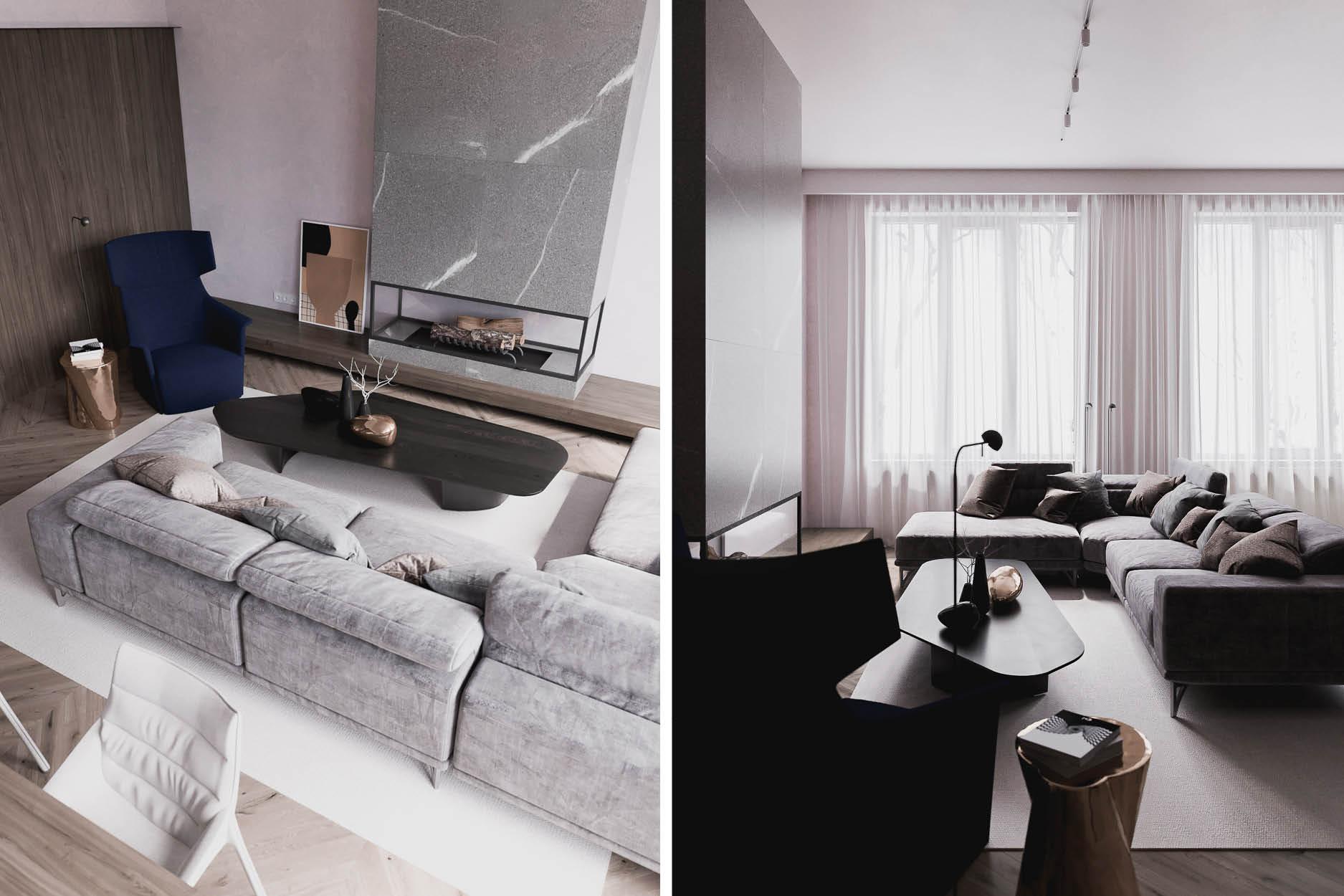 一個人的精彩設計：她家以粉灰色組出了柔美生活氛圍