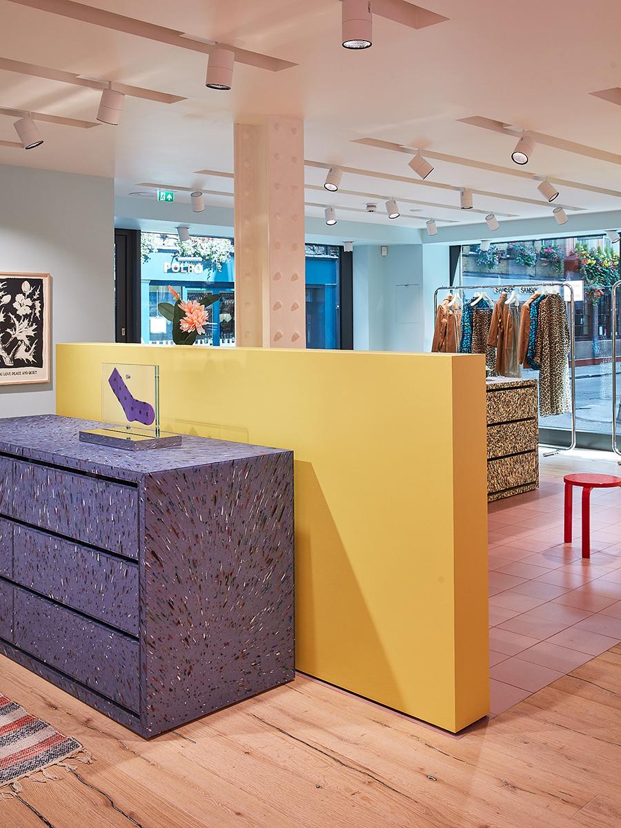 Ganni’s UK Flagship is a Colourful Haven Inspired by the Home of its Founders