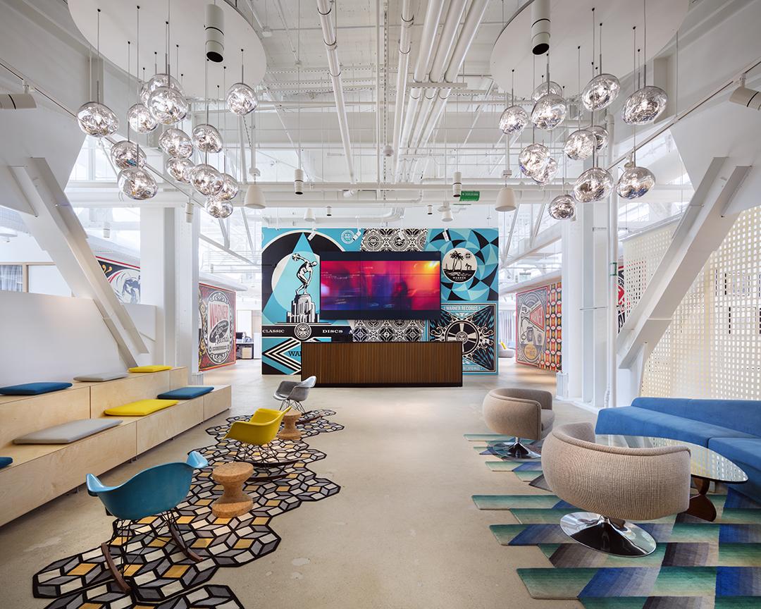 Peek Inside Warner Music Group’s Snazzy New Los Angeles Headquarters