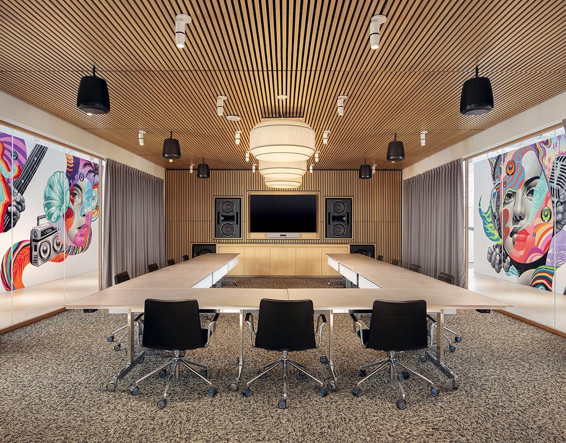 Peek Inside Warner Music Group’s Snazzy New Los Angeles Headquarters