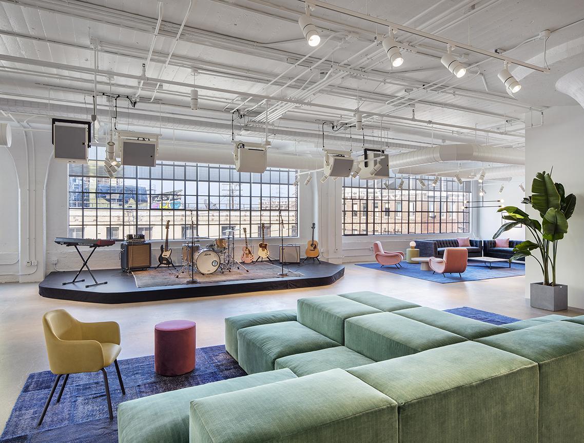 Peek Inside Warner Music Group’s Snazzy New Los Angeles Headquarters