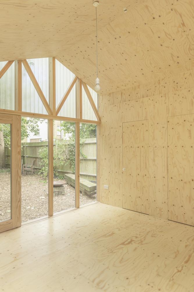 Out Of The Woods: A Whimsical Transparent Cabin in London 