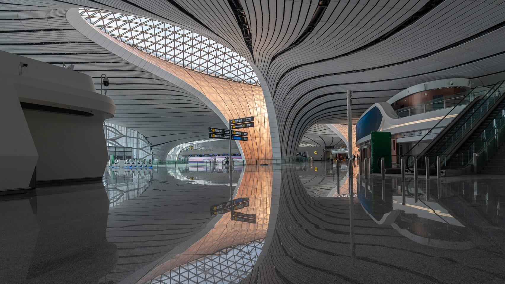 Inside Zaha Hadid’s Striking and Sustainable Beijing Daxing Airport