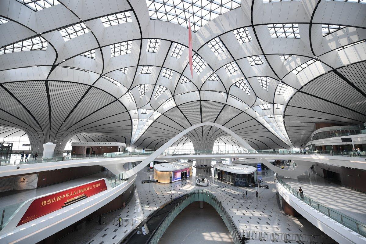 Inside Zaha Hadid’s Striking and Sustainable Beijing Daxing Airport