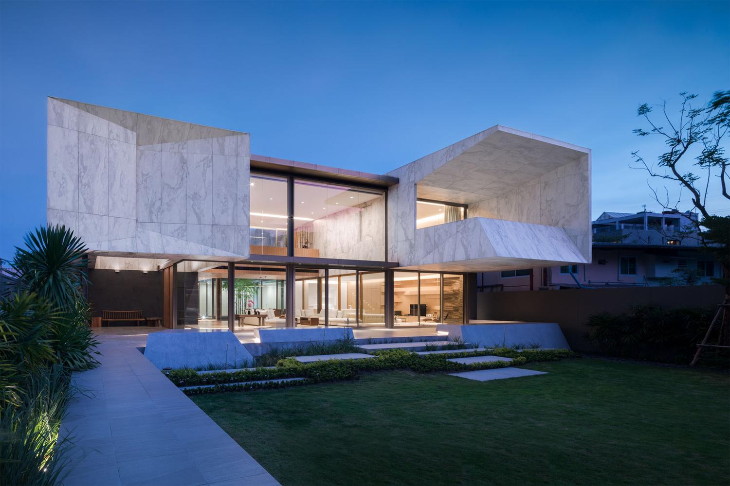 A Stately Marble House in Bangkok