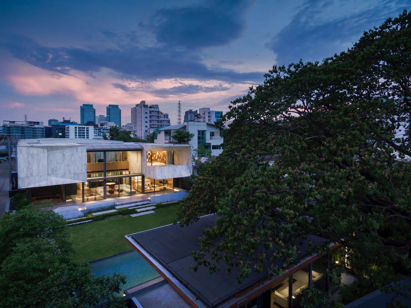 A Stately Marble House in Bangkok