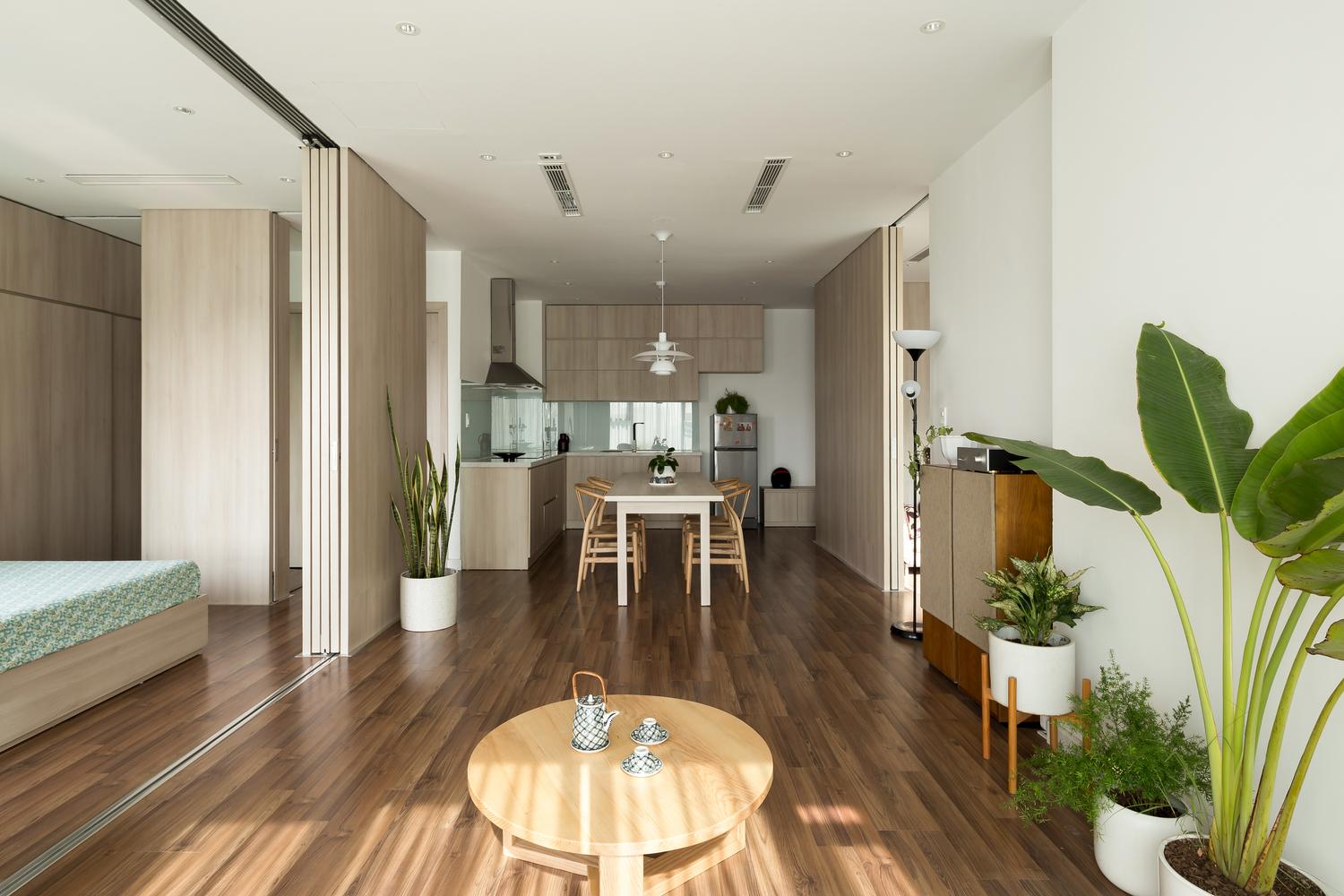 越南河內住宅拆除房間牆壁 為現代人打造舒適生活空間