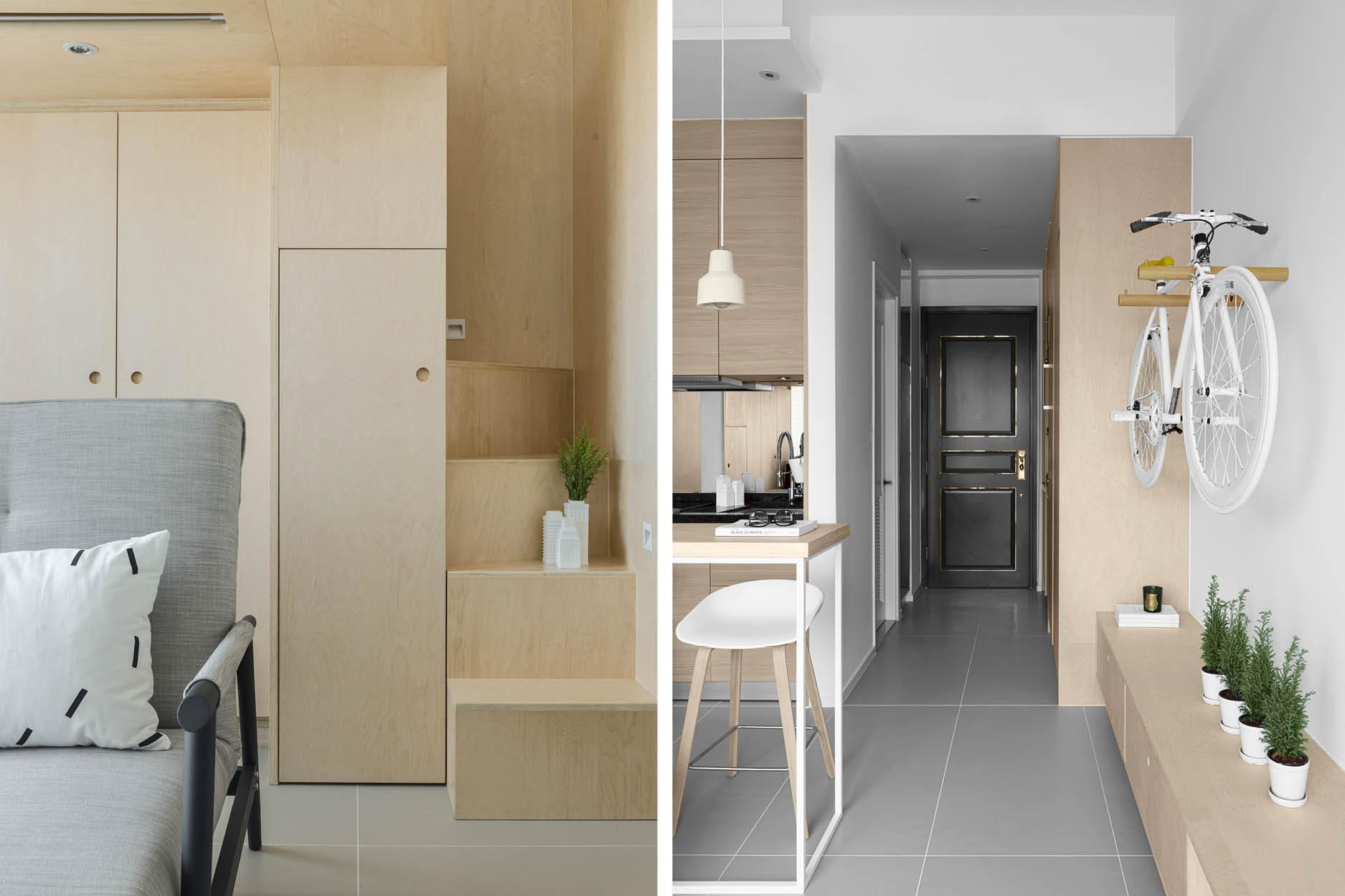 How This 380sqft Wan Chai Micro-home Created More Space by Building Upwards