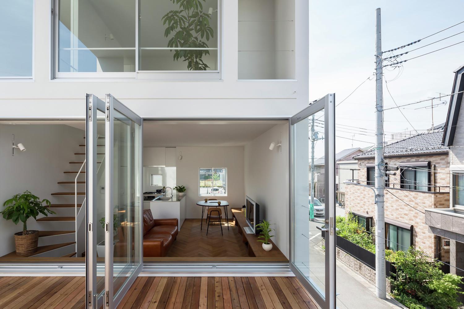 東京獨特建築例子：設有大露台的日式小房子 各處充滿新鮮空氣和日光