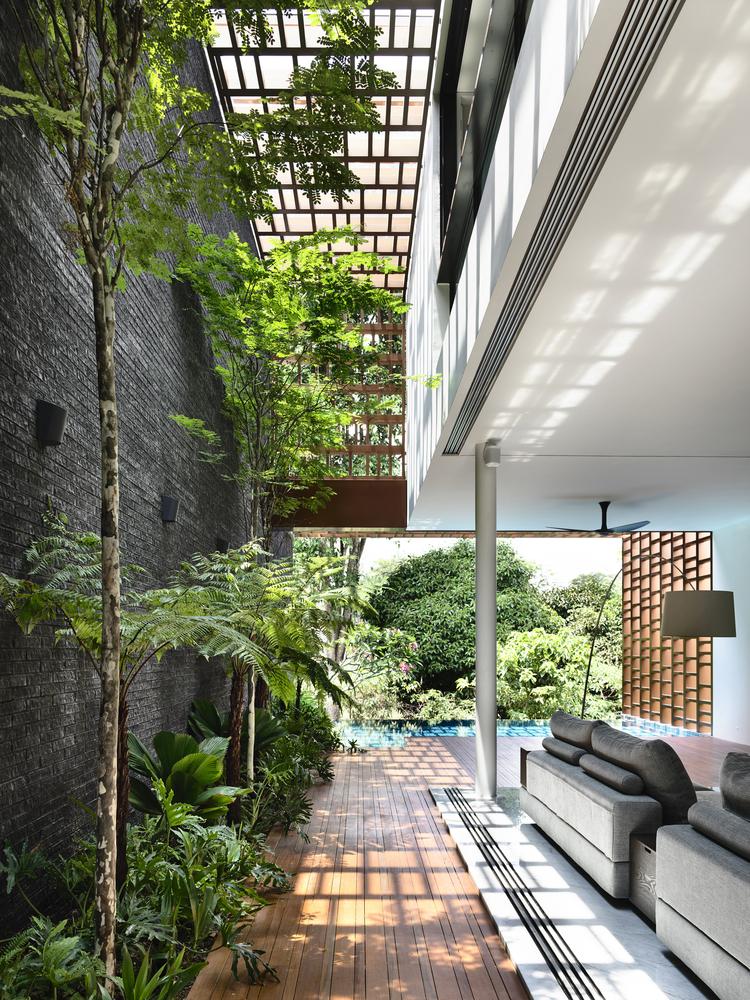This Sunny Singapore Abode Is Dotted with Greenery