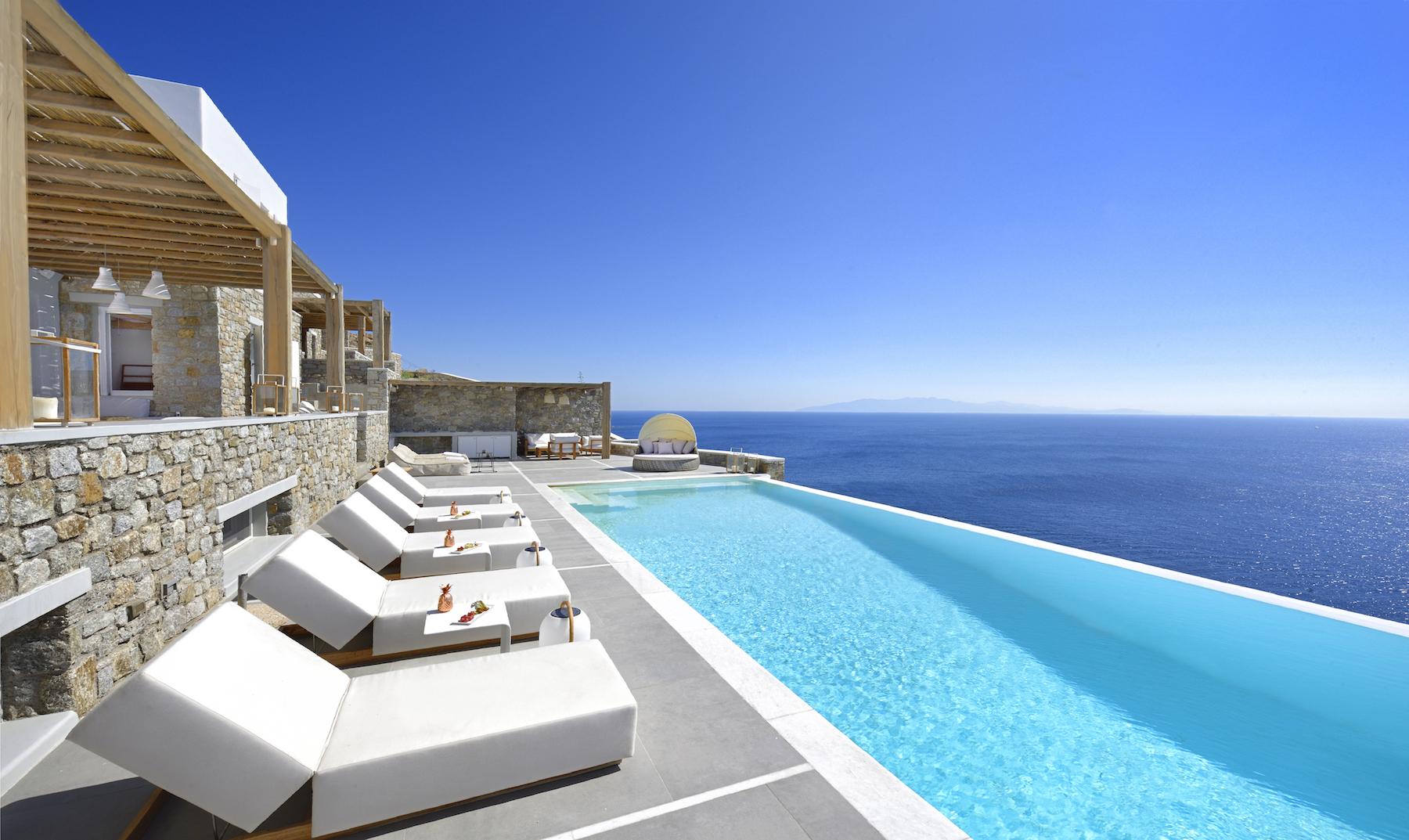 Into The Blue: A Seaside Retreat On The Edge Of Mykonos