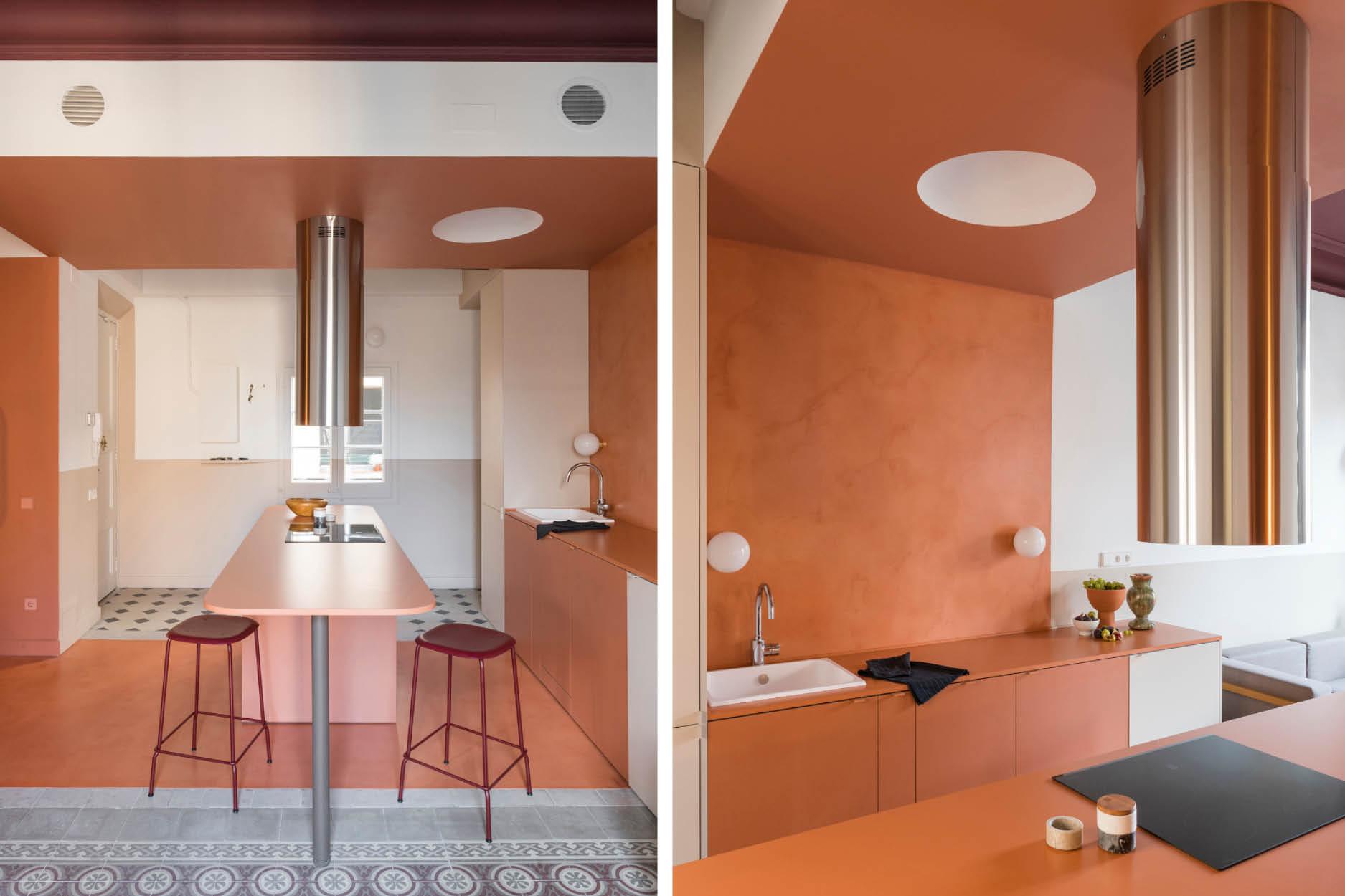 This Apartment is Reborn from Ruins with Contrasting Colour Blocking