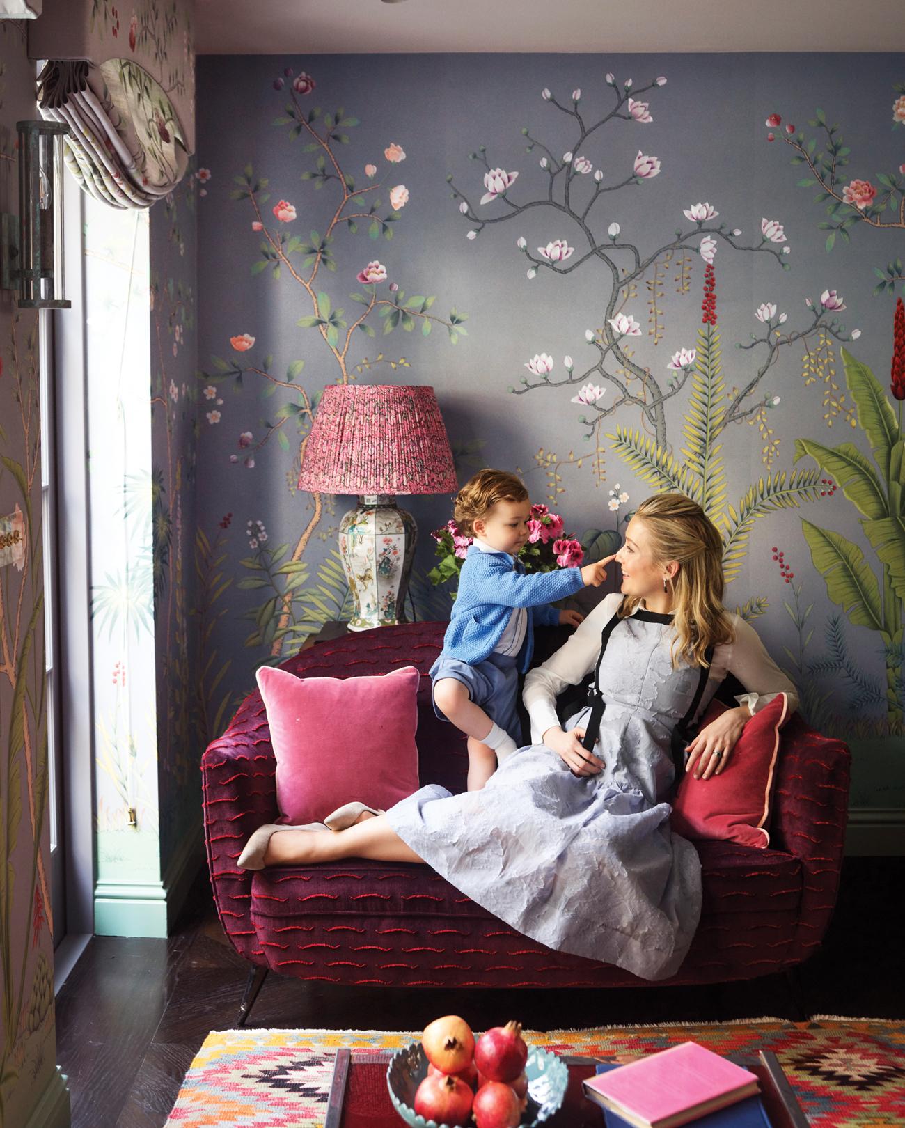 Inside De Gournay Scion Hannah Cecil Gurney’s Ethereal London Lair