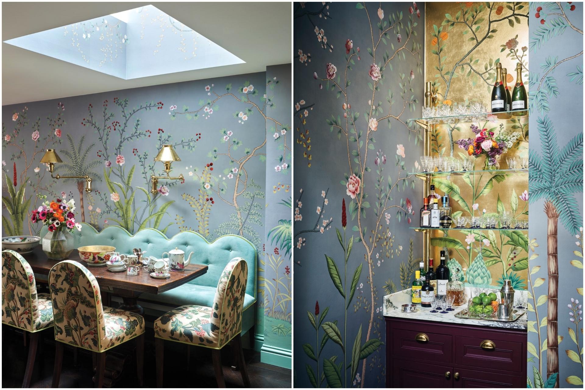 Inside De Gournay Scion Hannah Cecil Gurney’s Ethereal London Lair