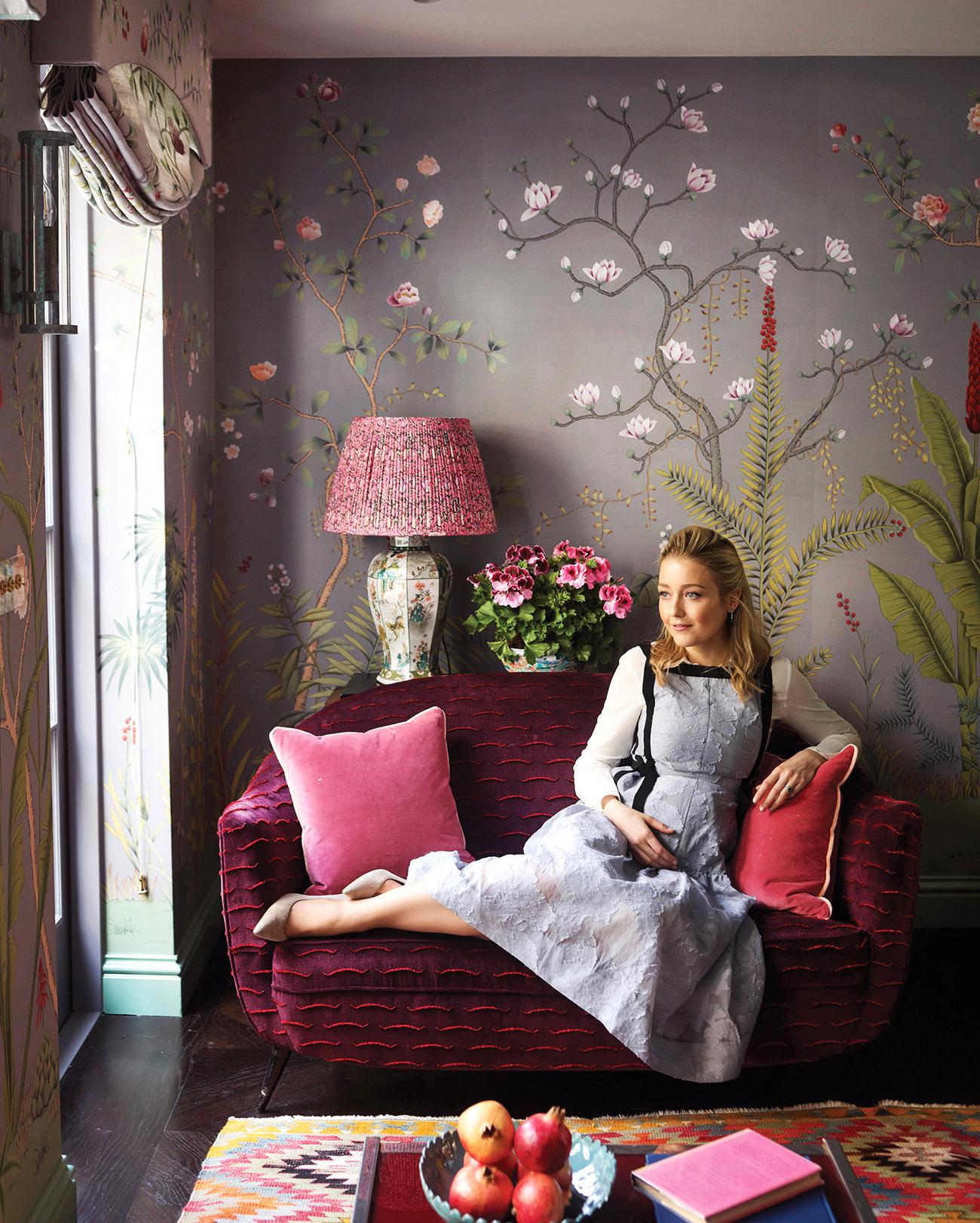 Inside De Gournay Scion Hannah Cecil Gurney’s Ethereal London Lair