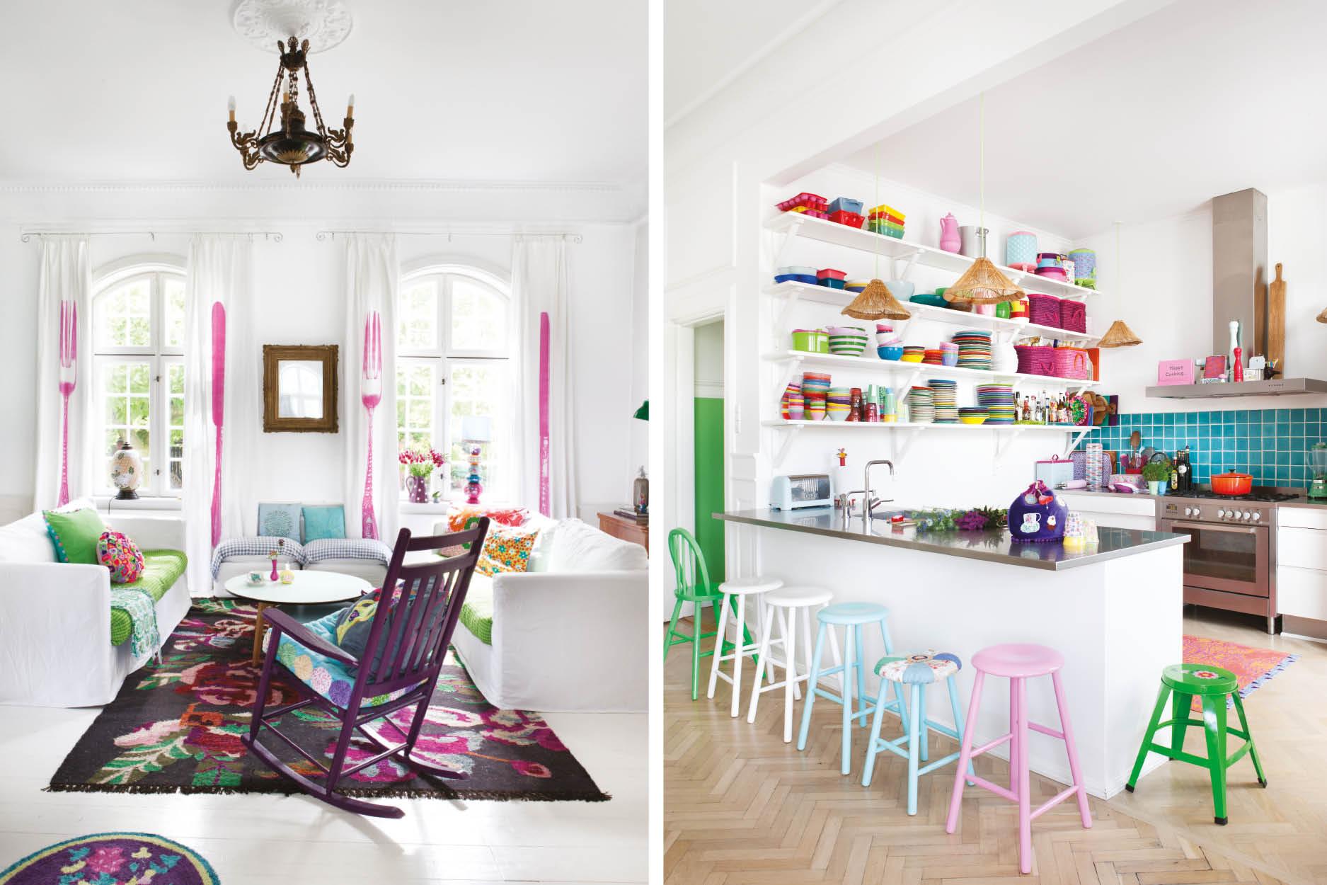 Inside Danish Homewares Brand Rice's Founders' Colourful Home