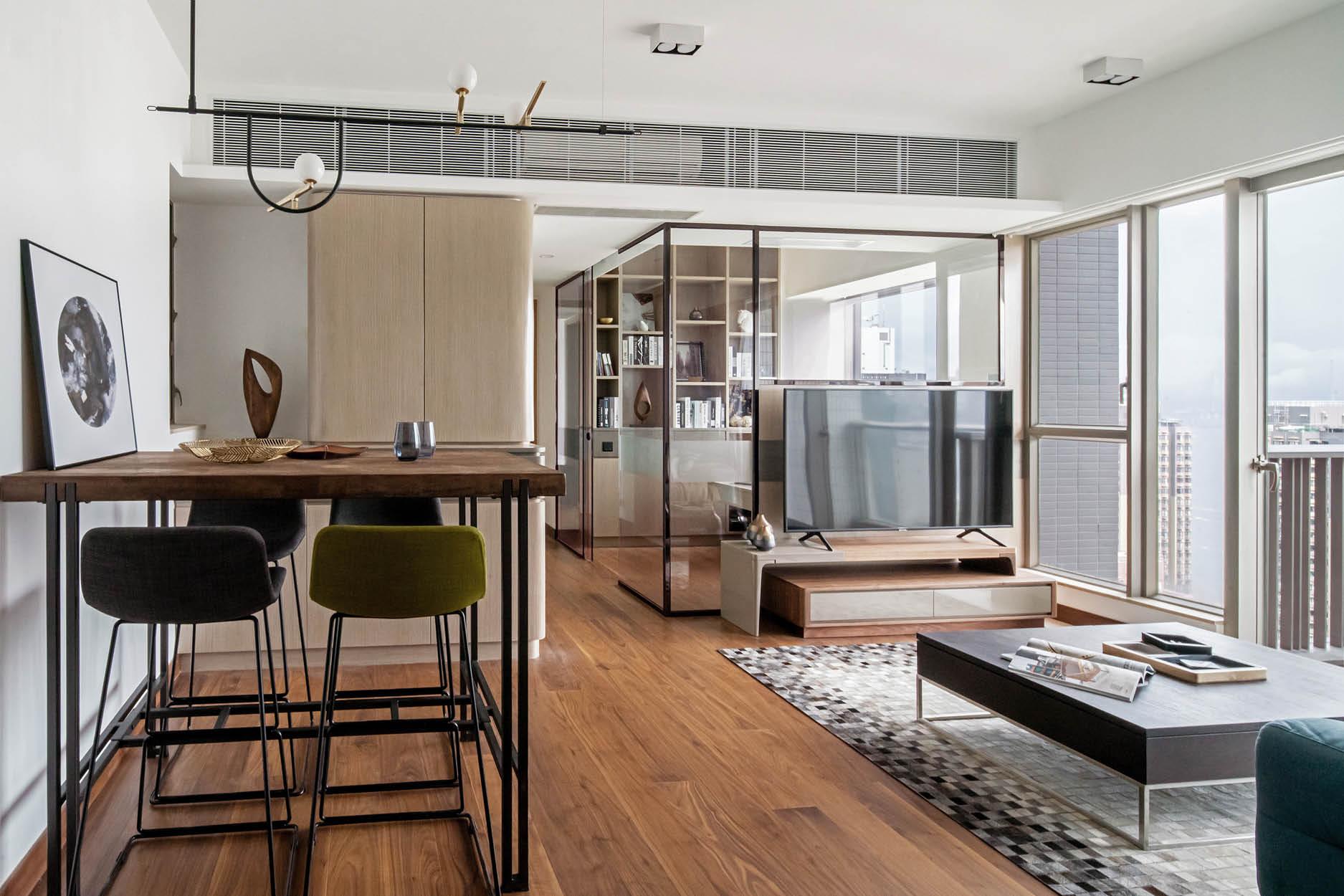 Step Inside a 760sqft Hong Kong Abode Designed for a Couple