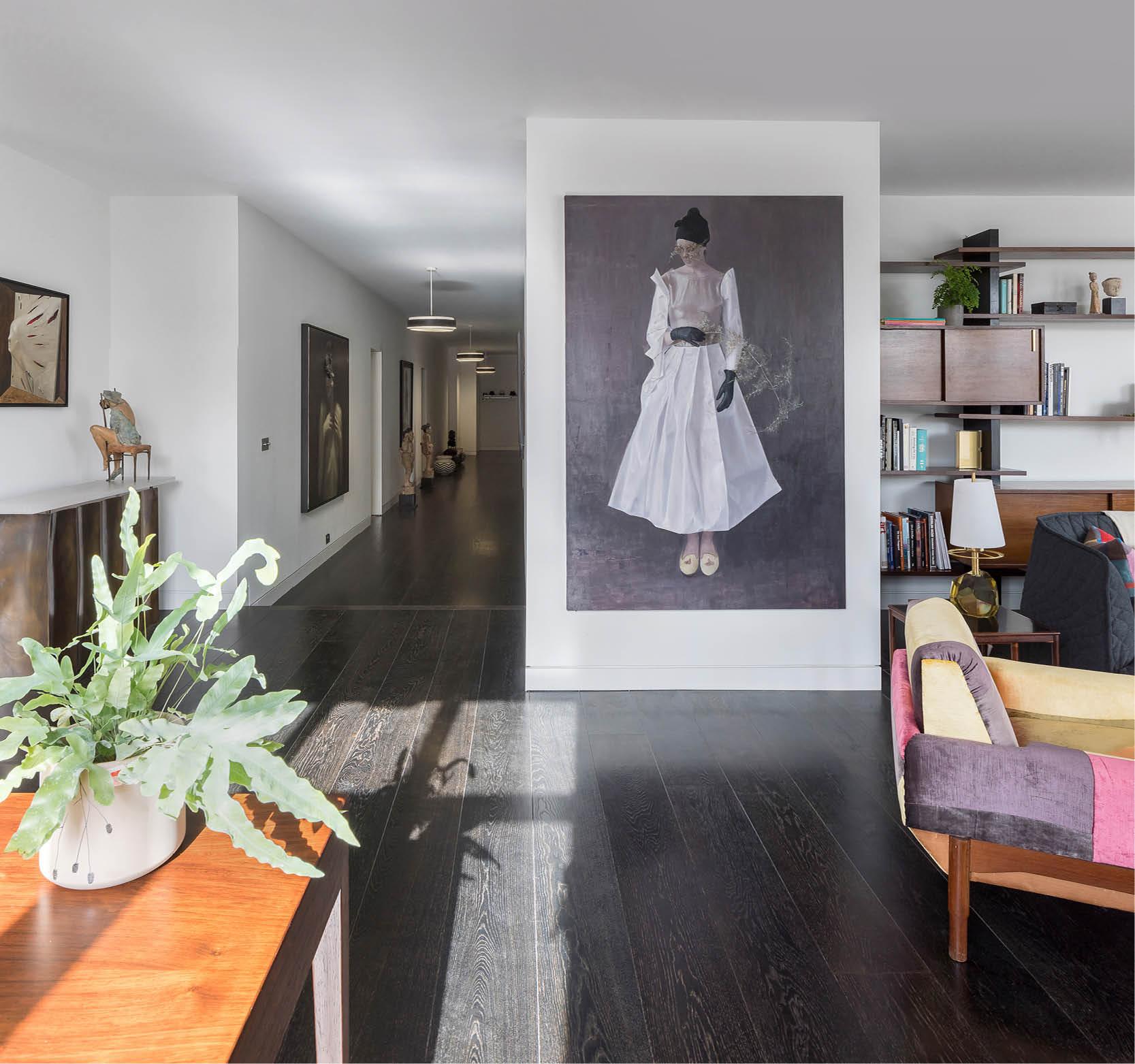 This Refurbished Victorian London Flat Showcases an Extensive Art Collection