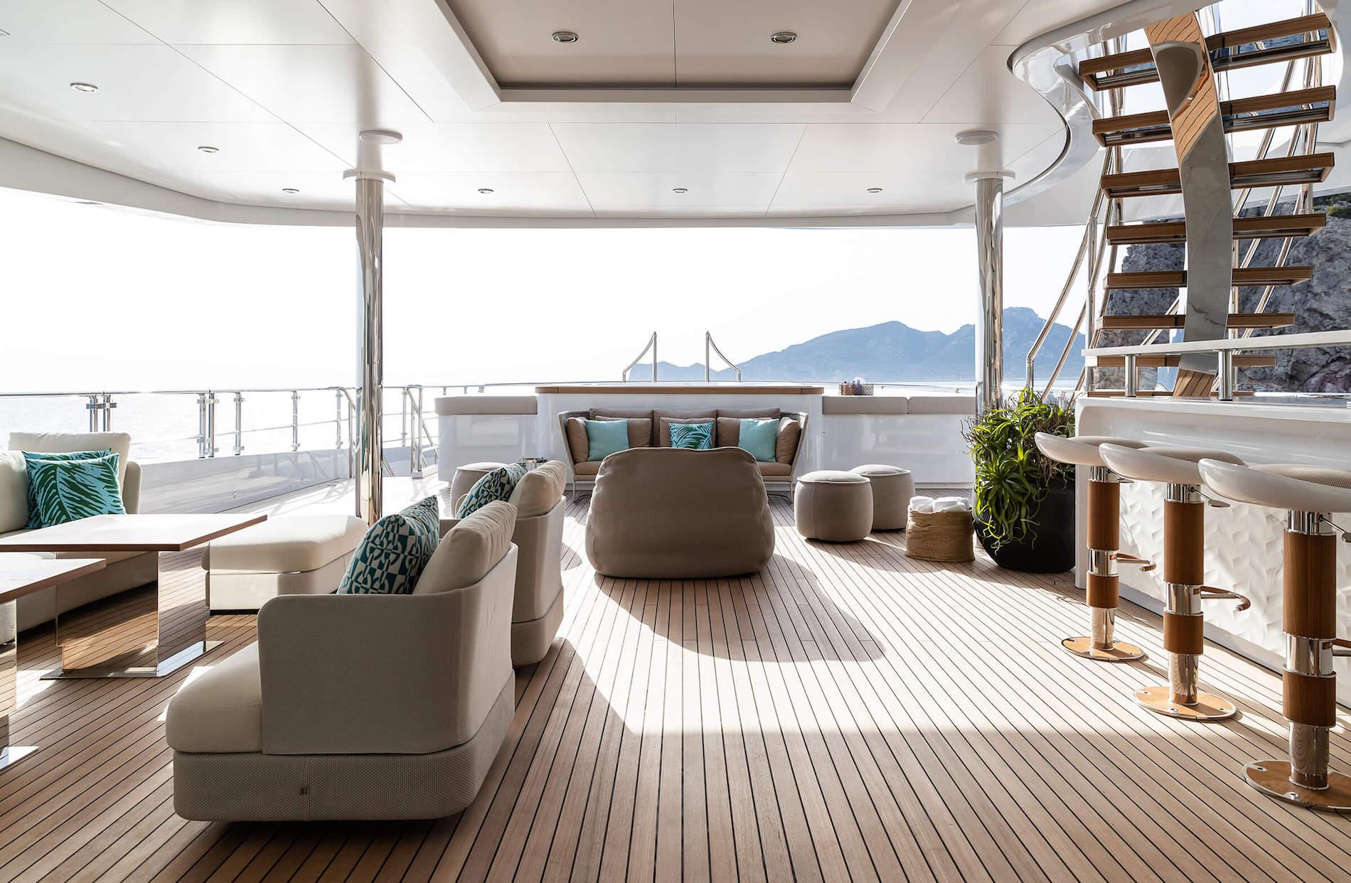 This Custom Benetti Yacht Could be Mistaken for a Lavish Mansion