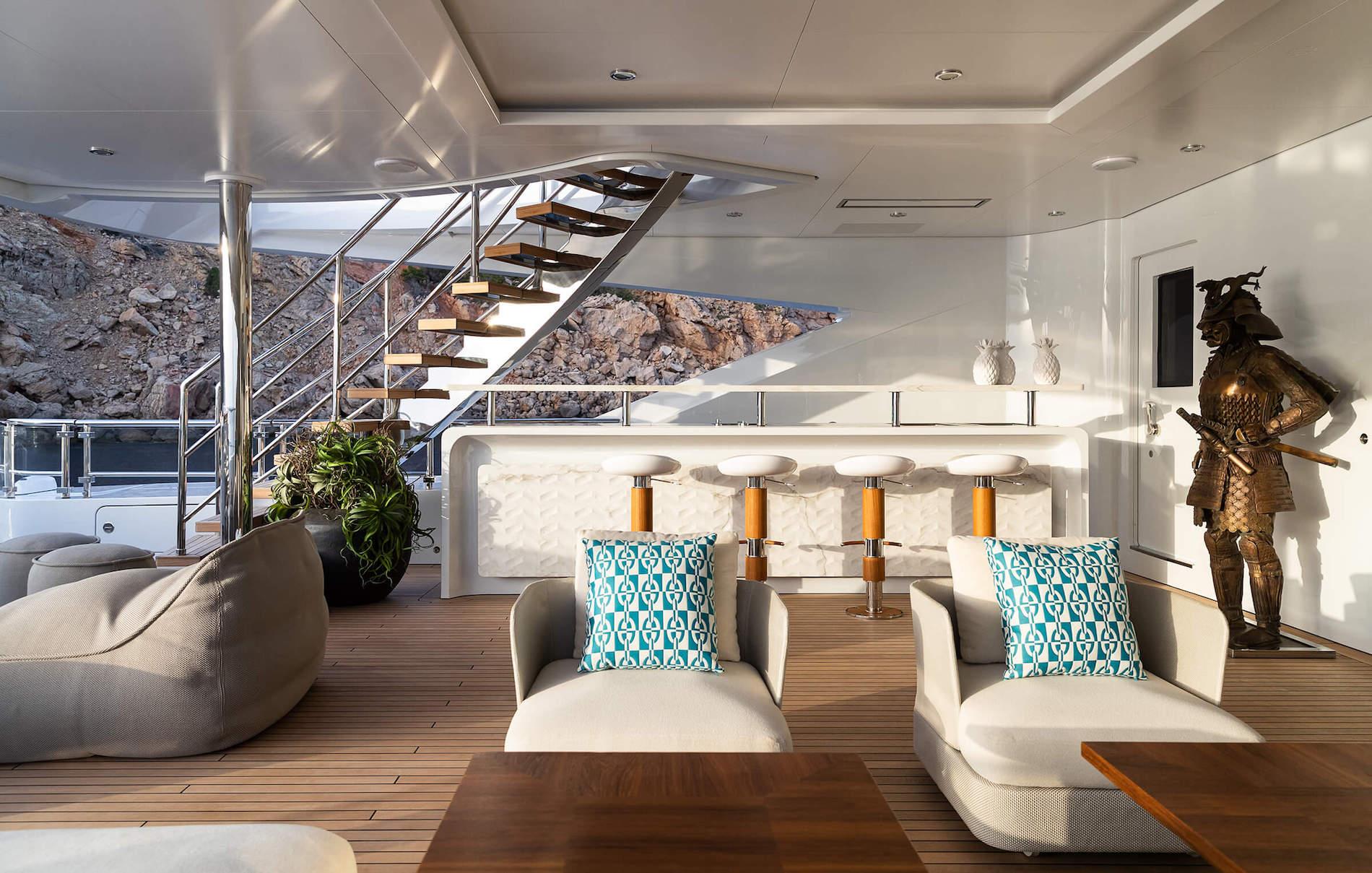 This Custom Benetti Yacht Could be Mistaken for a Lavish Mansion