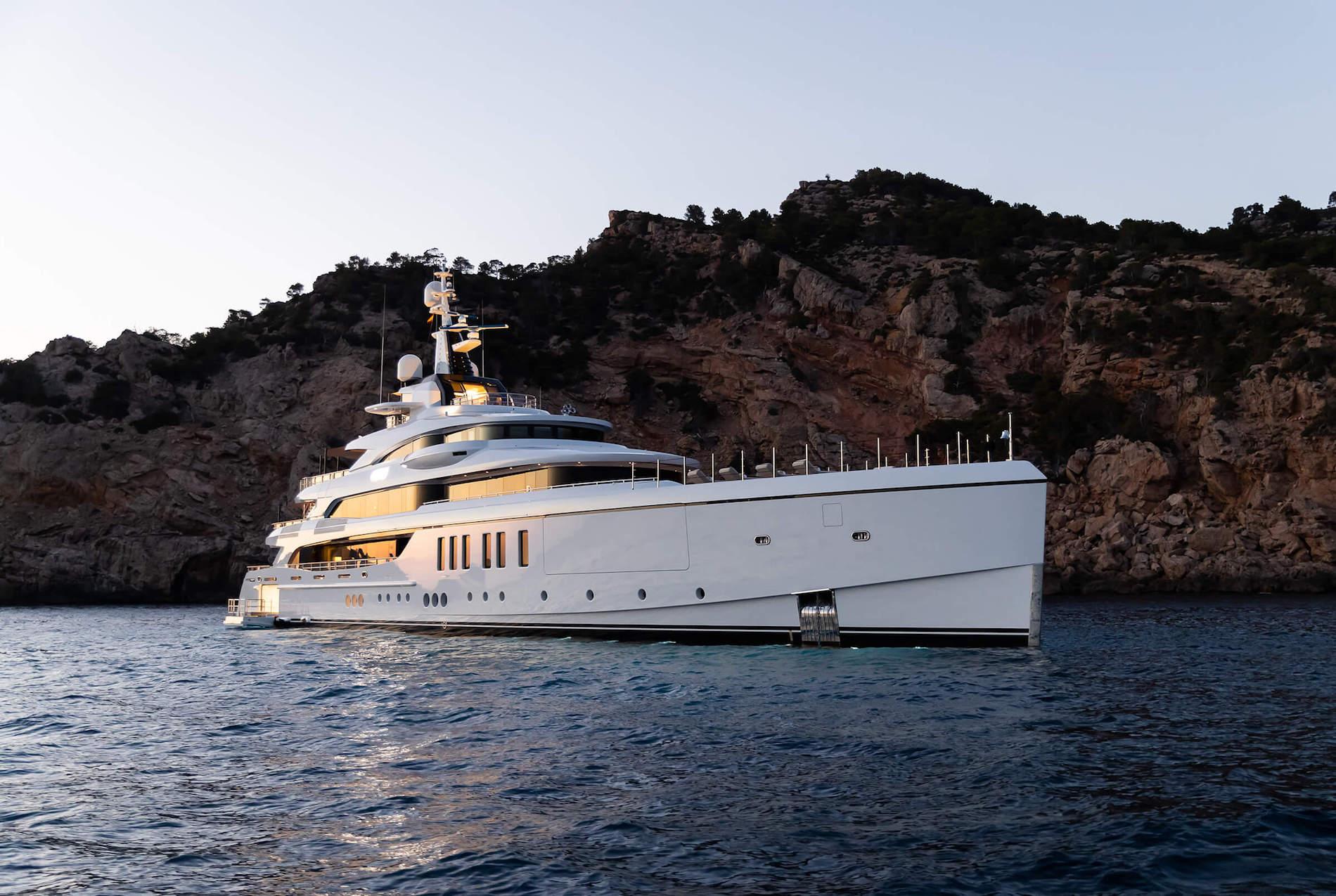 This Custom Benetti Yacht Could be Mistaken for a Lavish Mansion