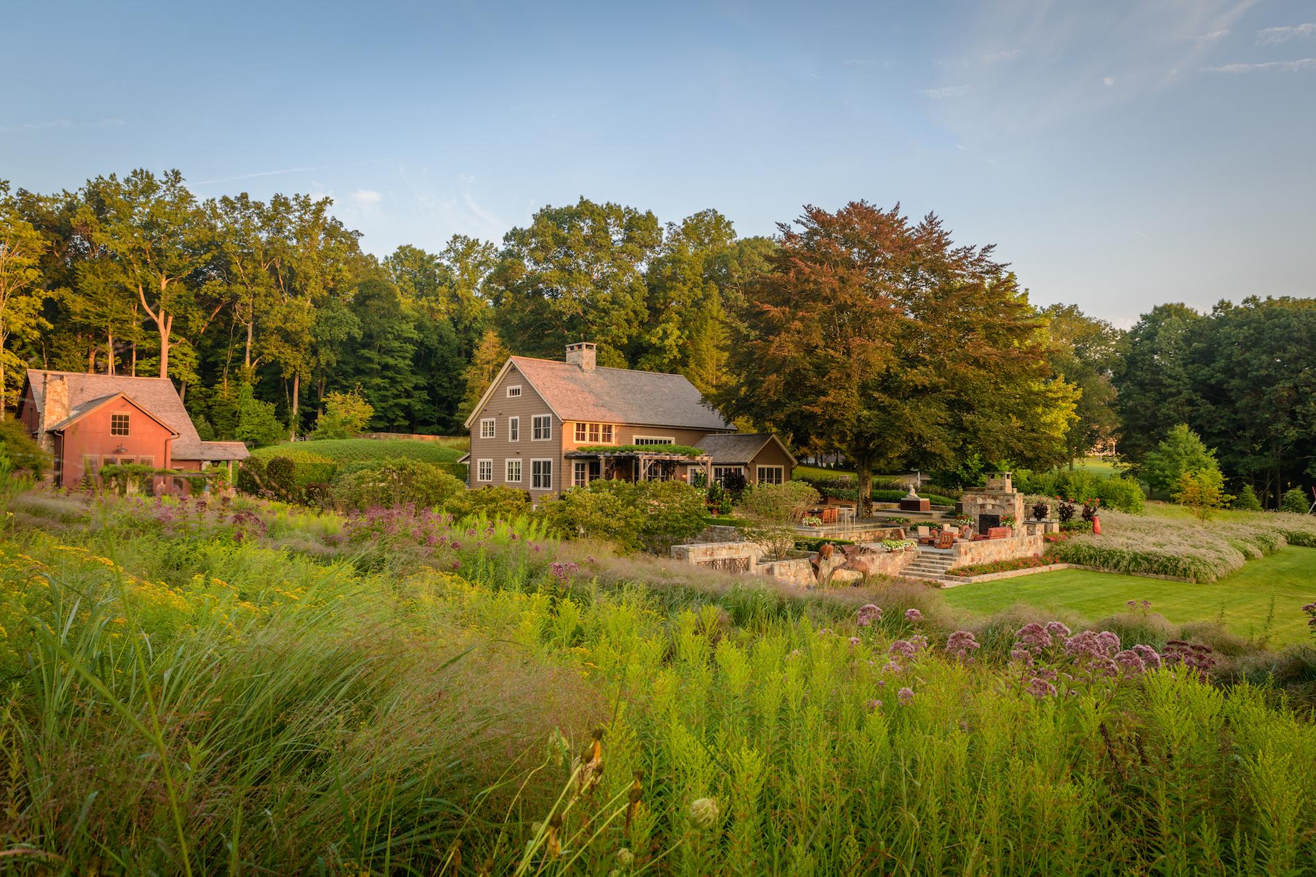 This Connecticut Property Is Enveloped By a Dreamlike Garden Oasis 