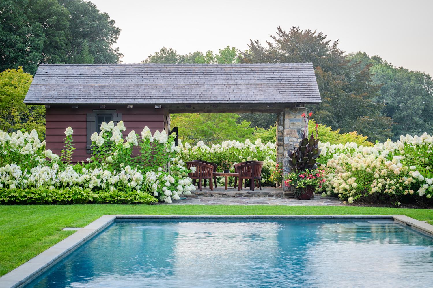 This Connecticut Property Is Enveloped By a Dreamlike Garden Oasis 