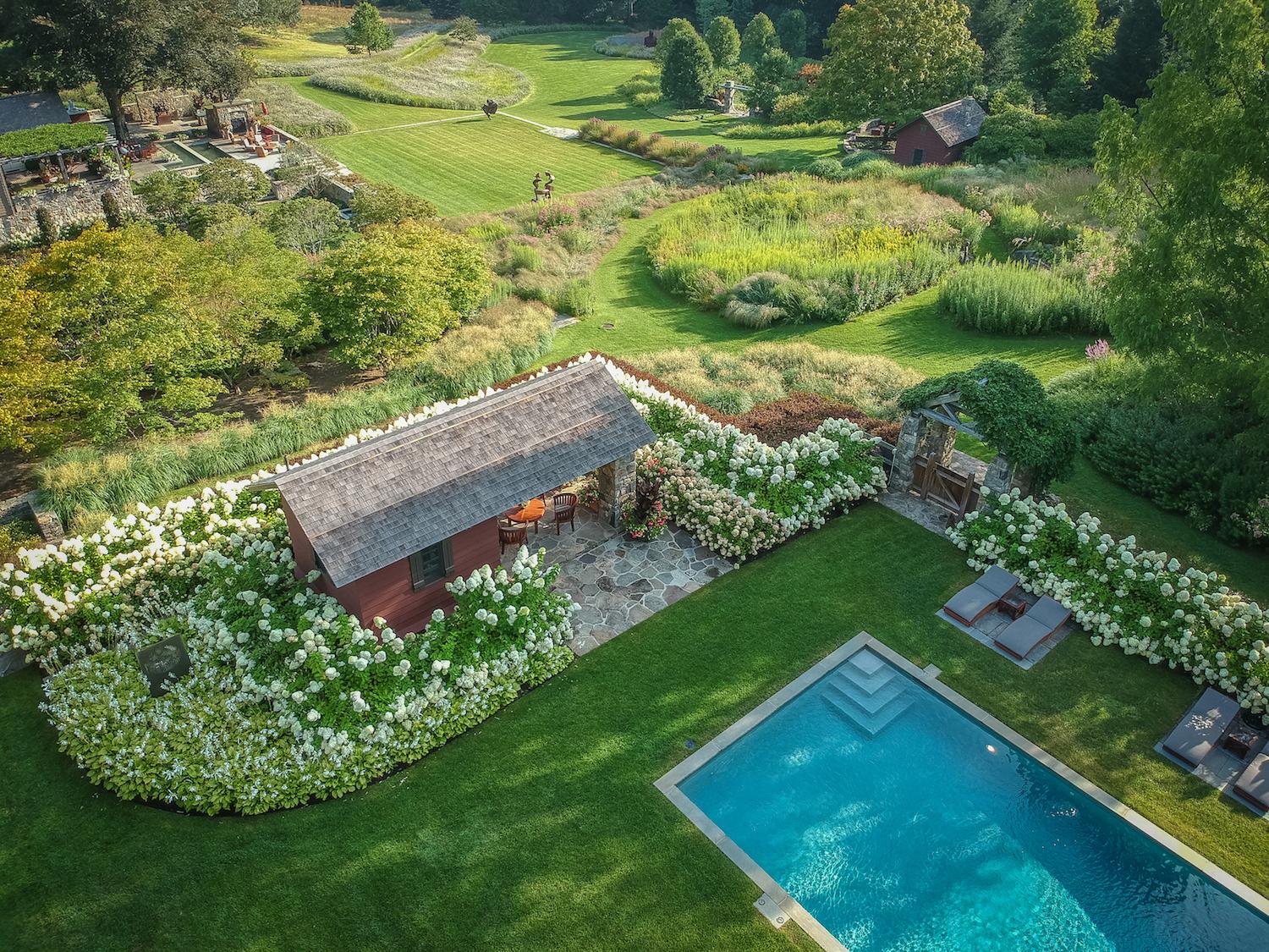 This Connecticut Property Is Enveloped By a Dreamlike Garden Oasis 