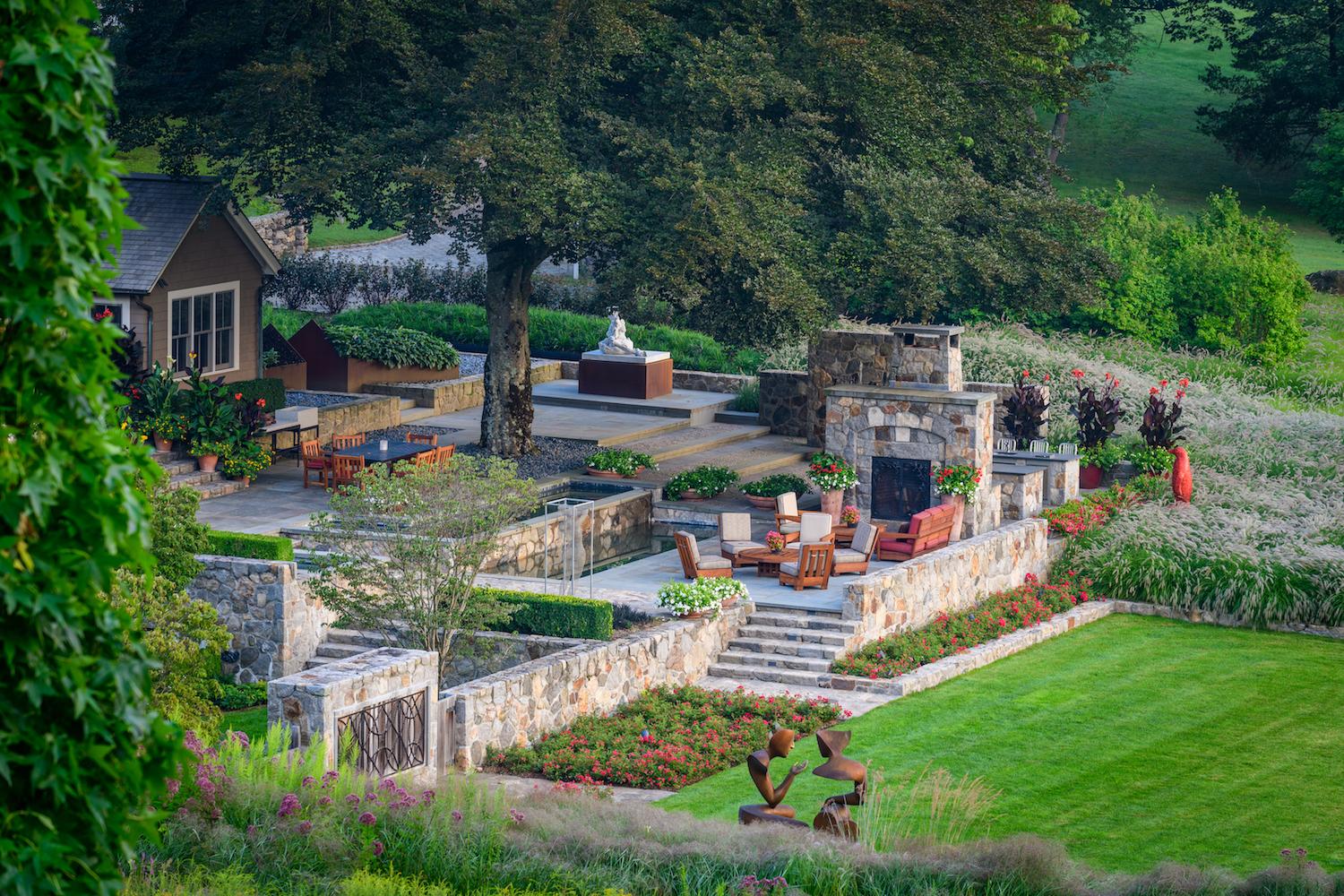 This Connecticut Property Is Enveloped By a Dreamlike Garden Oasis 