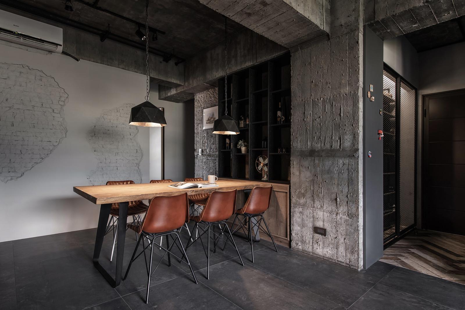 This Masculine Taipei Flat is Highlighted by Dark and Raw Accents 