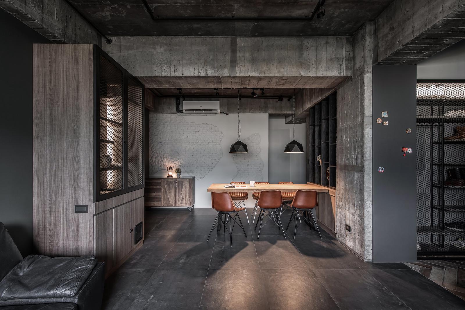 This Masculine Taipei Flat is Highlighted by Dark and Raw Accents 