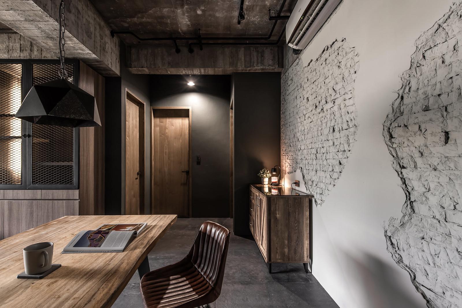 This Masculine Taipei Flat is Highlighted by Dark and Raw Accents 