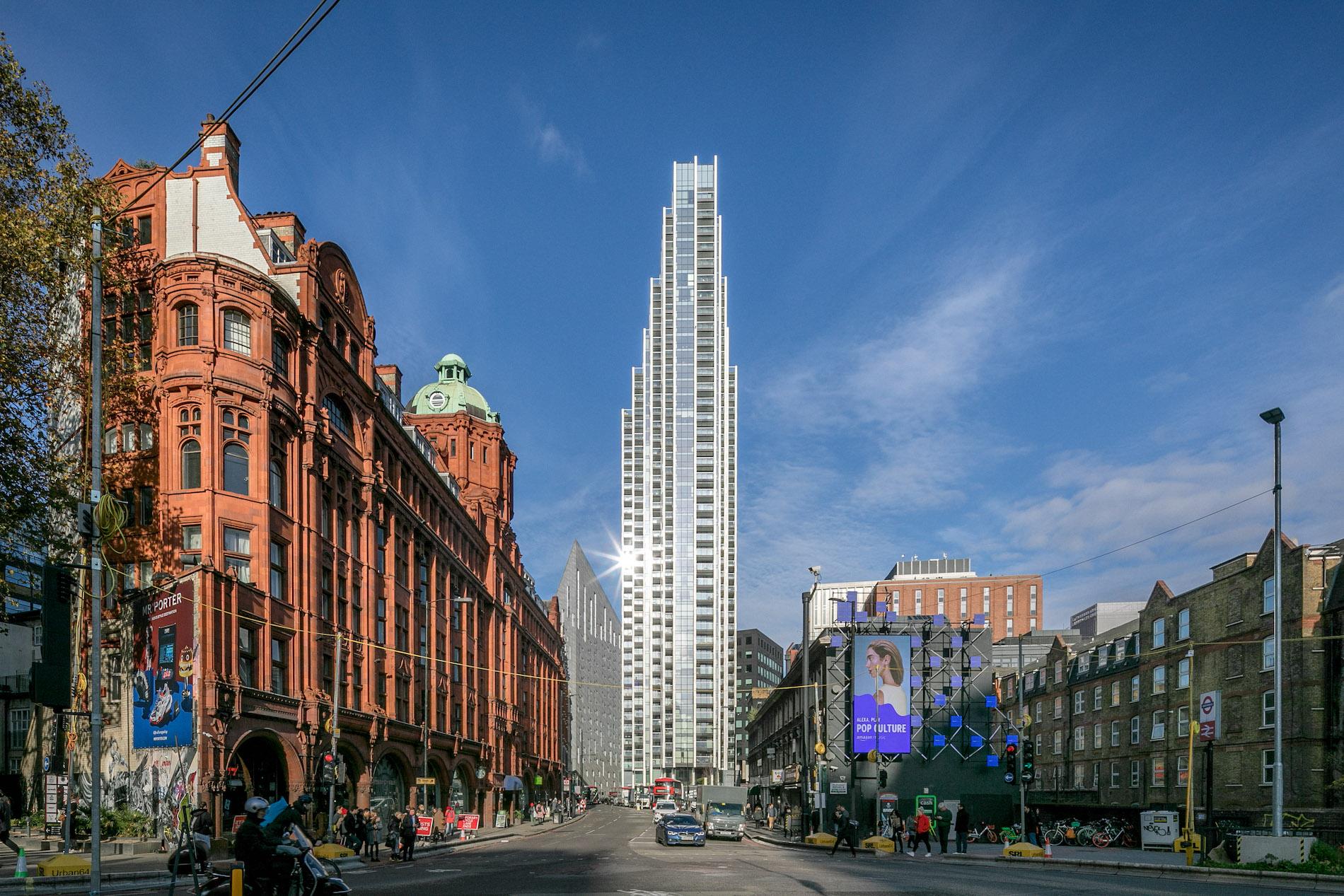 This Vibrant Art Deco-Style Penthouse Sits Atop London's Tallest Residential Building