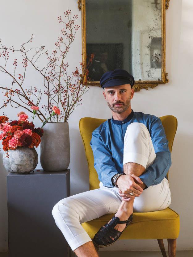 Inside Fashion Designer and Floral Artist Dylan Tripp’s Picturesque Home in Rome 