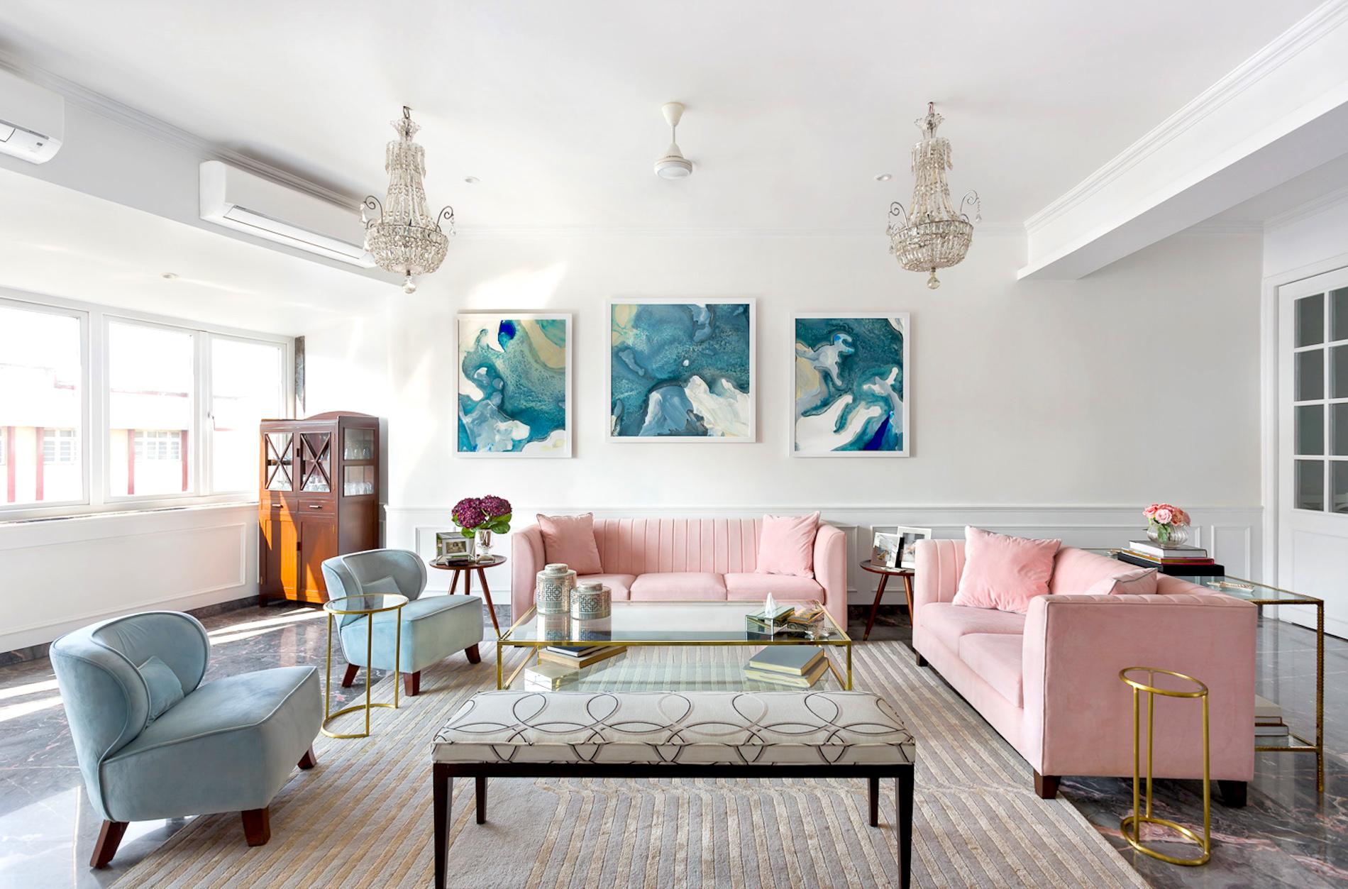 Colours and Textures Breathe New Life into this Art Deco-Style Mumbai Apartment