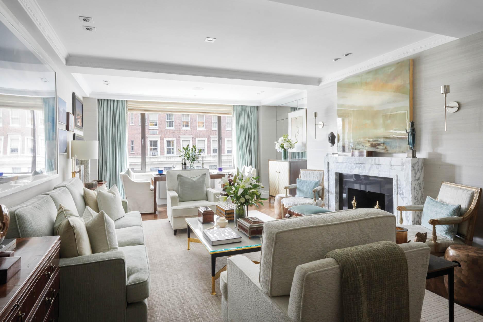 Sumptuous Textiles and Art Weave the Fabric of this Charming New York Home