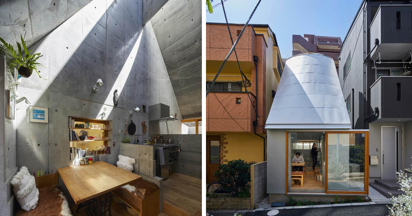 A 194sqft Tiny House in Tokyo with Open Skylights
