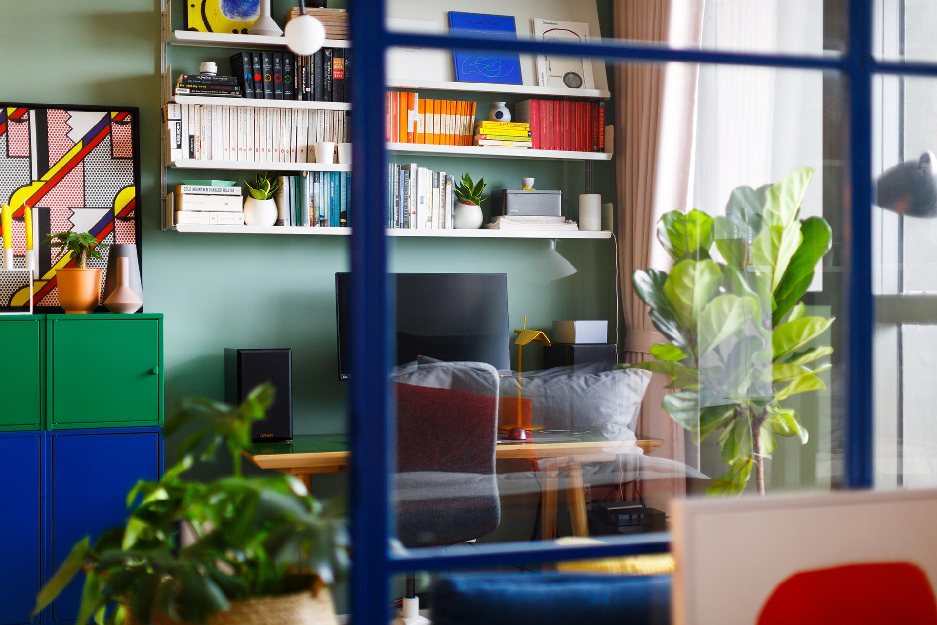 An Explosion of Colour in this Small Singapore Condo